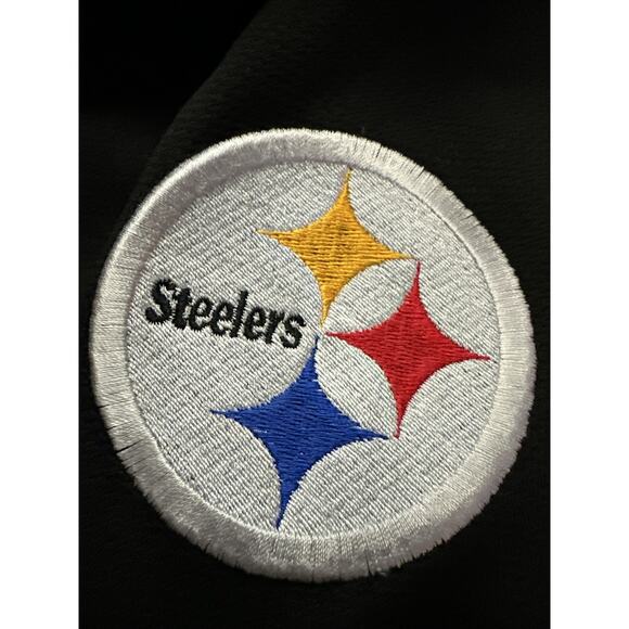 NFL Football Pittsburgh Steelers Lightweight 1/4 Zip Pullover Shirt Jacket Large - Picture 5 of 10